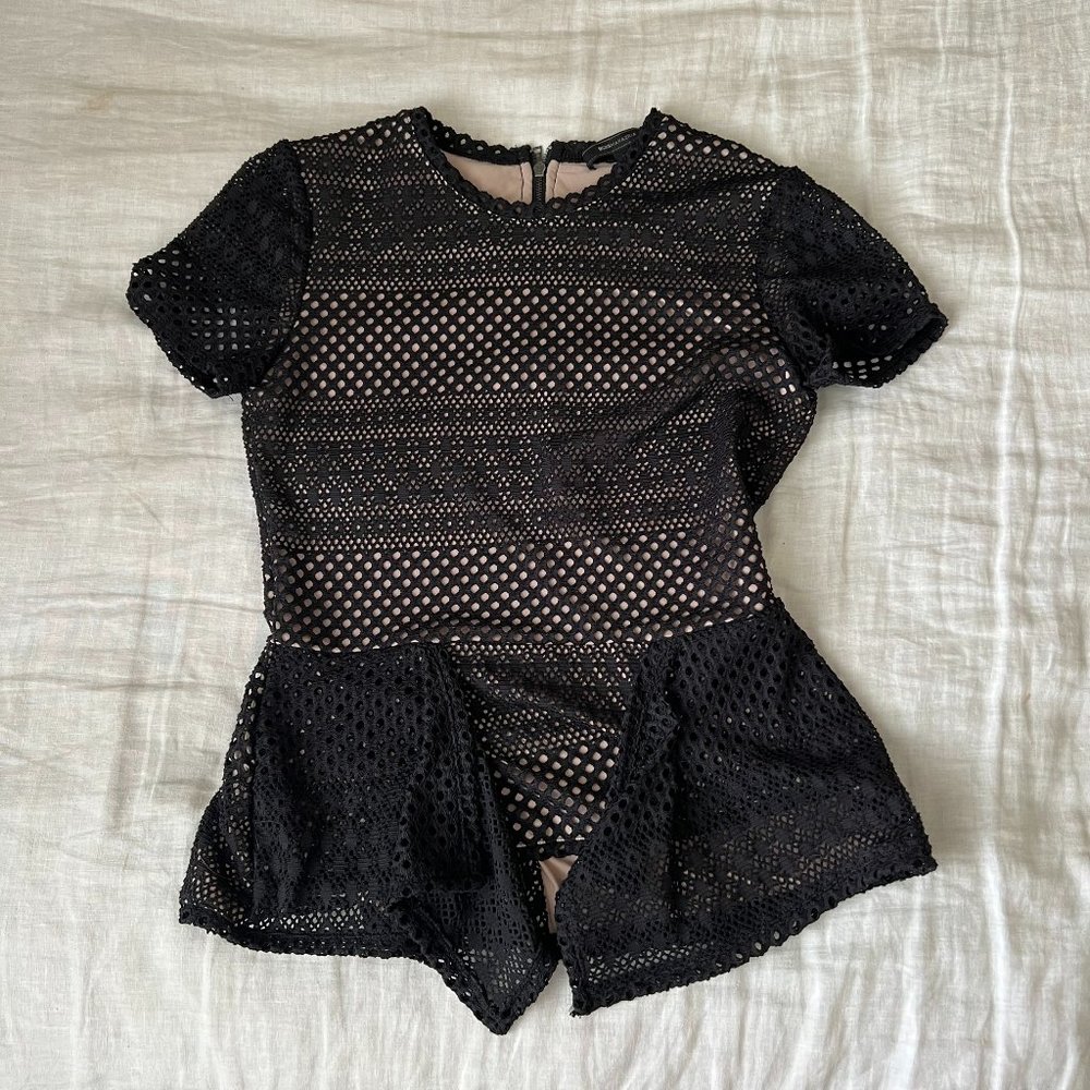 BCBGMaxAzria Black Formal Top